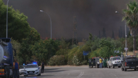 Голям пожар край Атина - стихията наложи евакуация