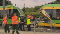 Два трамвая се сблъскаха в Полша, десетки са ранени