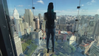 Поглед от 170 метра: Стъклена платформа е новата атракция в Сао Пауло