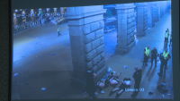 Насилие на протеста през 2020: Показаха неизлъчвани кадри от камери под колоните на МС