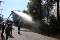 Евакуират гръцки населени места заради пожарите