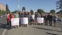Лозари излязоха на протест заради ниските изкупни цени на гроздето