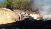 снимка 7 20 крави и тонове фураж изгоряха при пожар в Якоруда (СНИМКИ)