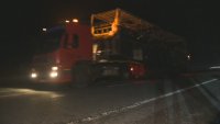 Изтеглиха изгорелия автобус от АМ "Струма"