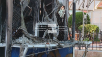 Възрастна жена загина при пожар в павилион за вестници в Пловдив (СНИМКИ)