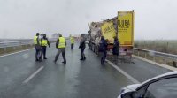 Тежка катастрофа на АМ "Тракия", загинал е шофьор на тир