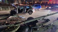 Тежка катастрофа между два автомобила в София