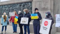 Украинци и руснаци протестираха заедно - не искат война