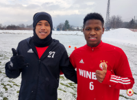 Гарсес и Морено проведоха първа тренировка за ЦСКА в снега