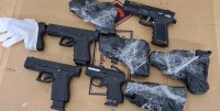 Контрабандни бойни пистолети задържаха на МП "Капитан Андреево"