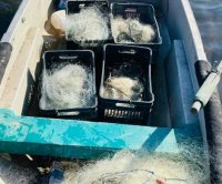 800 метра бракониерски мрежи са намерени в устието на Топлата вода във Варна