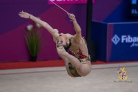 Ева Брезалиева спечели днешното контролно по художествена гимнастика