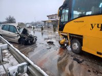 Катастрофа с ученически автобус взе жертва на пътя Шумен - Бургас