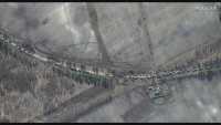 Руски военен конвой се е приближил северно от Киев