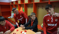 Деца изненадаха футболистите на ЦСКА за празника на Баба Марта