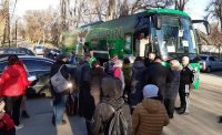 "Автобусът на надеждата" пристигна успешно в Украйна