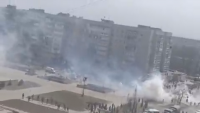 Руски военни изстреляха шокови гранати срещу мирен протест в Енергодар