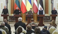Четирима европейски президенти в Киев потвърдиха подкрепата си за Украйна