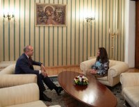 Президентът Румен Радев се срещна с Херо Мустафа