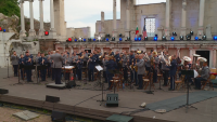 Оркестрите на българските и американските ВВС изнесоха общ концерт в Античния театър в Пловдив