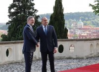 Президентът Радев се срещна с чешкия премиер Петр Фиала