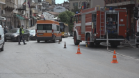 Пожар избухна в хотел в старата част на Велико Търново
