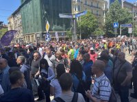 Работниците от ТЕЦ "Марица 3" отново протестират в София (СНИМКИ+ВИДЕО)