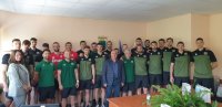 Кметът на Вършец приветства мъжкия национален отбор по волейбол
