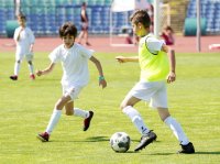 снимка 4 Децата от школата на "Реал Мадрид" във Видин играха на Националния стадион (СНИМКИ)