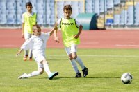 снимка 3 Децата от школата на "Реал Мадрид" във Видин играха на Националния стадион (СНИМКИ)