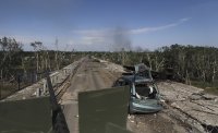 Пожар в азотния завод на Северодонецк