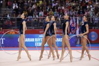 Ансамбълът по художествена гимнастика с последна изява преди Европейското първенство