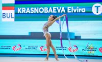 Временно първо място за девойките ни в отборното на Европейското по художествена гимнастика