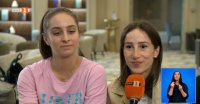 Симона Дянкова и Стефани Кирякова пожелаха успех на новия ансамбъл на Европейското в Израел