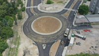 Отварят изцяло за движение новоизградено кръгово кръстовище в столицата