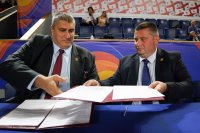 България и Грузия подписаха меморандум за взаимопомощ във волейбола