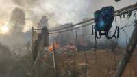 Пожар гори в местност край Стара Загора