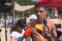 Антоний Моралийски и Калина Николаева са победителите в плувния маратон Галата – Варна