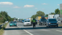 9 катастрофи с един загинал от сутринта на магистрала "Тракия" в района на Пловдив