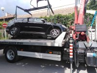 "Паяк" изпусна джип в Благоевград, докато го отстранявал заради неправилно паркиране