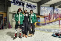 Скиорът Камен Златков тренира на сняг в Белгия