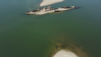 Сушата в Сърбия: От Дунав изплуваха потънали германски кораби