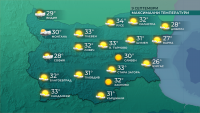Очакват се превалявания в следобедните часове в Северозападна България