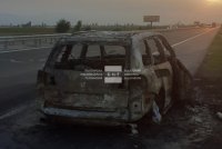 22-годишен мъж от Свиленград е шофирал самозапалилия се автомобил с мигранти на АМ "Тракия"