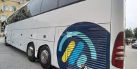 снимка 4 След преследване: Задържаха турски автобус с 41 нелегални мигранти в него