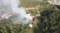 Пожар гори в къща в Симитли