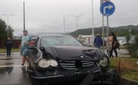 Катастрофа с три леки автомобила в Благоевград