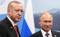 Путин и Ердоган на среща днес в Казахстан