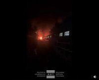 Пожар във влака София - Варна след Каспичан, леко пострадал е единият машинист (СНИМКИ и ВИДЕО)