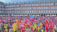 Масов протест в Мадрид с искане за по-високи заплати